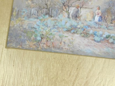 Lot 84 - Edward Brown (British b1869-). Figures in a...