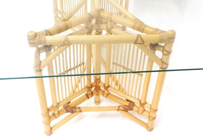 Lot 484 - An Angraves bamboo rectangular conservatory...