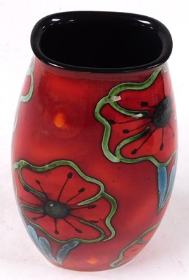 Lot 28 - A Poole Pottery Poppy Field pattern vase,...