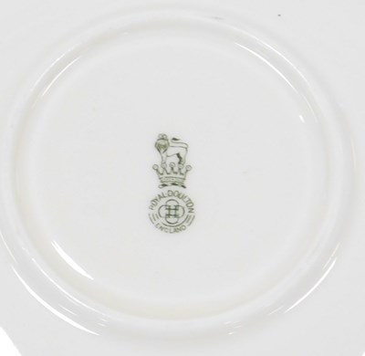 Lot 44 - A Royal Doulton porcelain part coffee service,...