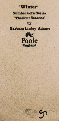 Lot 37 - A Poole pottery Jigsaw pattern dolphin,...