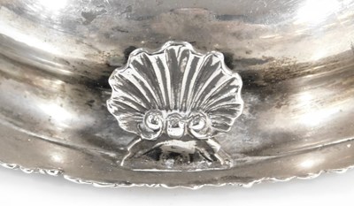 Lot 101 - A George IV Scottish silver wine funnel, the...