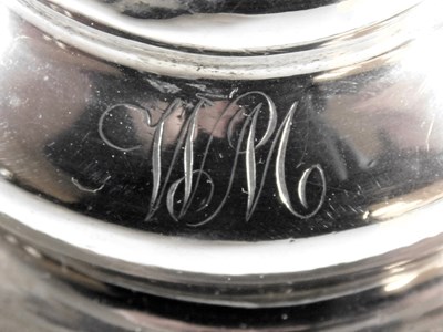 Lot 101 - A George IV Scottish silver wine funnel, the...