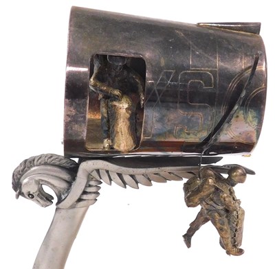 Lot 92 - A metal sculpture "Green Light-Go",...