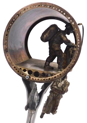 Lot 92 - A metal sculpture "Green Light-Go",...