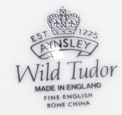 Lot 99 - An Aynsley porcelain Wild Tudor pattern part...
