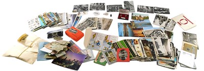 Lot 541 - Miscellaneous ephemera, to include postcards,...