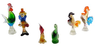 Lot 247 - A collection of Murano and Murano style...
