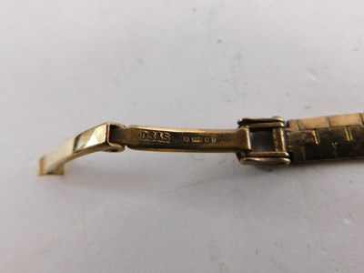 Lot 68 - A Garrard 9ct gold cased ladies wristwatch,...