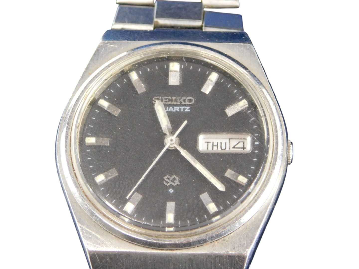 Lot 57 - A Seiko gentleman's stainless steel cased...