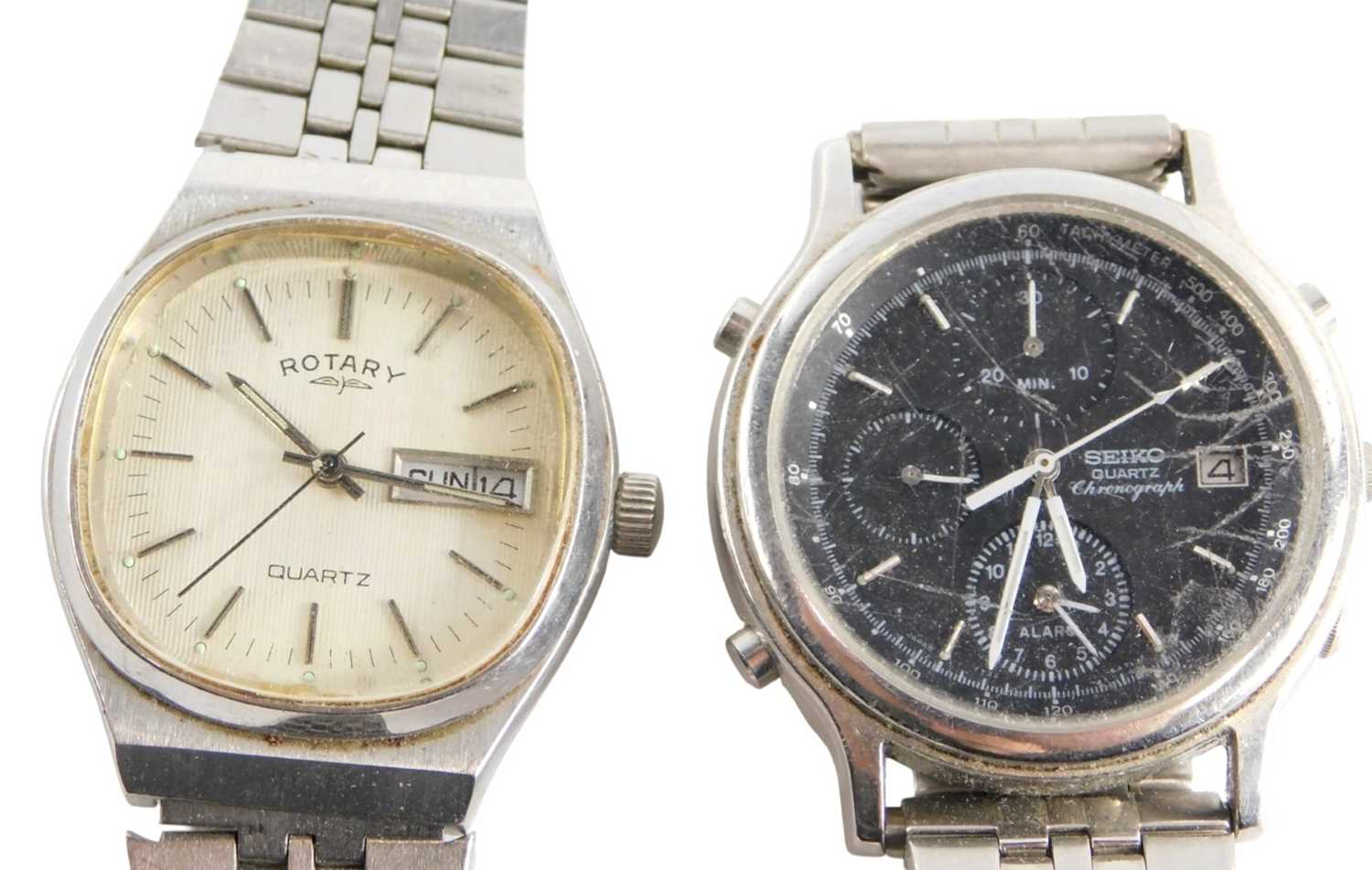 Lot 62 - A Seiko gentlemens stainless steel cased...