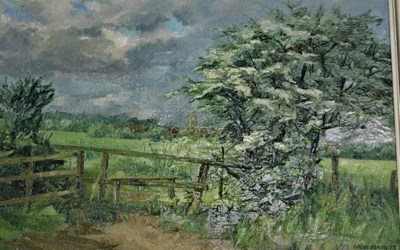 Lot 321 - Brian Bennett (20thC School). Rural scene...