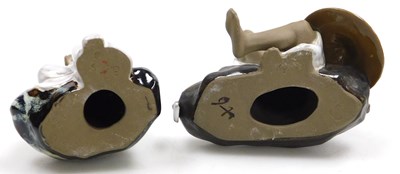Lot 52 - A group of late 20thC Chinese mudmen figures,...