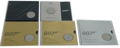 Lot 123 - Five The Royal Mint James Bond 007 five pound...