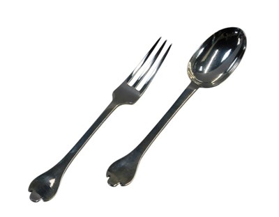 Lot 238 - An early 20thC silver christening set,...
