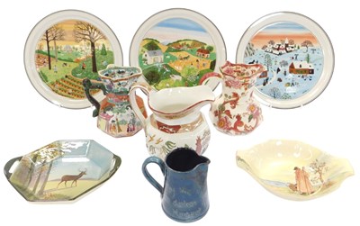 Lot 343 - A group of ceramics, to include a Royal...