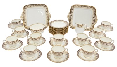 Lot 359 - A Wedgwood porcelain part tea service, each...