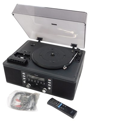 Lot 579 - A Teac CD recorder with turntable, model...