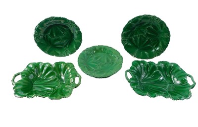 Lot 356 - Late 19th/early 20thC Copeland Cabbage Leaf...