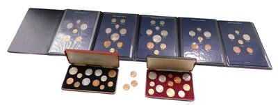 Lot 591 - Two cased coin specimen sets, comprising The...
