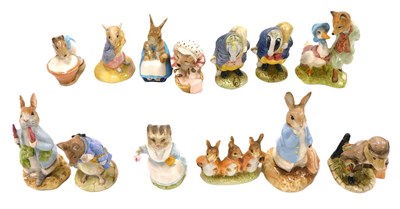 Lot 682 - A group of Beswick Beatrix Potter figures, to...