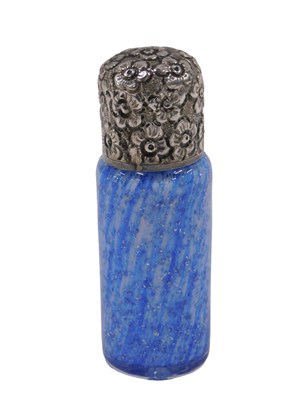 Lot 538 - A Victorian glass scent bottle, with blue and...