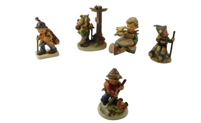 Lot 465 - A group of Goebel Hummel figures, comprising...