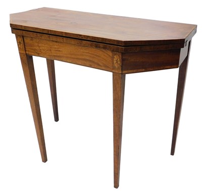 Lot 974 - An early 19thC mahogany and tulipwood...