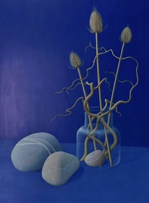 Lot 148 - Rob Milliken (b.1948). How can we help, egg...