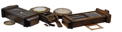 Lot 416 - Four 19thC and later clock bodies, comprising...