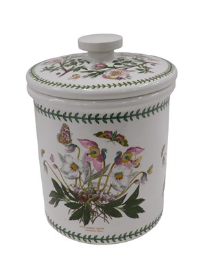 Lot 429 - A Portmeirion bread bin, in the Botanic Garden...