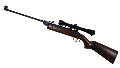 Lot 645 - A Cometa 5 air rifle, .22 calibre, Spanish,...