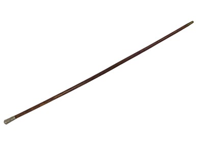 Lot 704 - A military swagger stick, with Royal Artillery...
