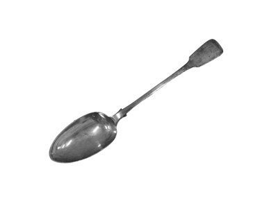 Lot 889 - A Victorian silver Fiddle pattern serving...