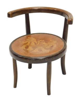 Lot 921 - A Fischel Czechoslovakian bentwood child's...