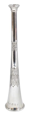 Lot 909 - An Elizabeth II silver hunting horn, made to...