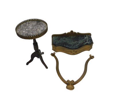 Lot 1065 - A Continental stained beech and gilt metal...