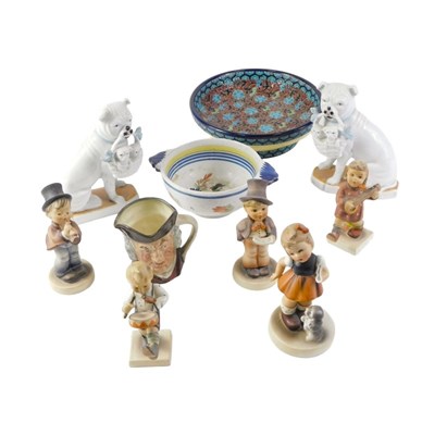 Lot 870a - A collection of ceramics, to include Longwy,...