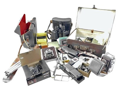 Lot 897a - A quantity of cameras, etc., to include a...