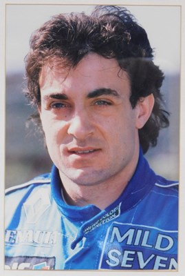 Lot 28 - Motor Racing. Jean Alesi in his Benneton race...