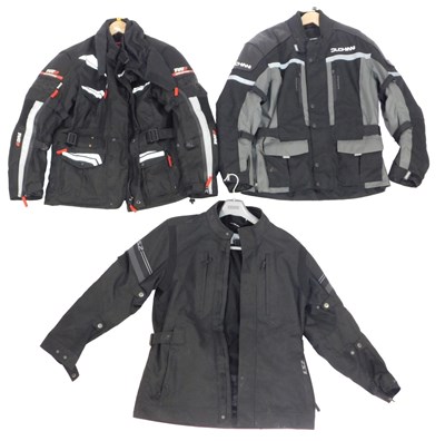 Lot 55 - A Duchini motorcycle jacket, size XL, an LS2...