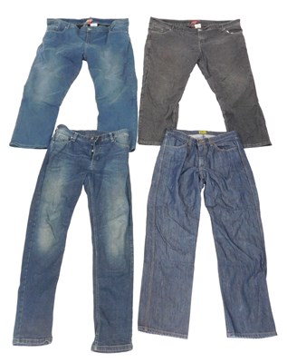 Lot 61 - Various motorcycle jeans, including JTS jeans,...