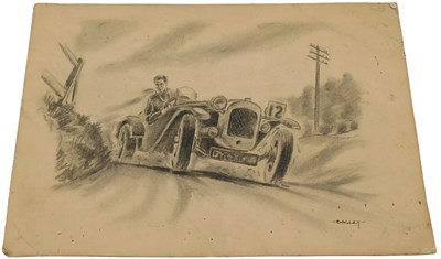 Lot 364A - Baggley (20thC School). Print of a racing...