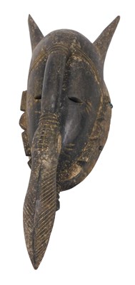 Lot 237 - A Ligbi tribal mask, Ivory Coast/Ghana, 44cm...