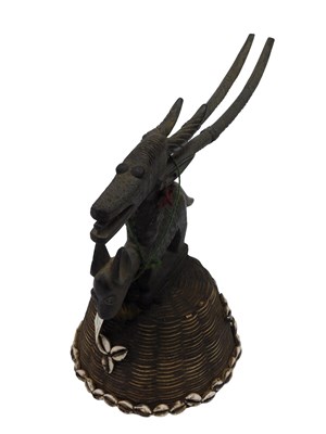 Lot 251 - A Bamana Chiwara tribal headdress, Mali, 42cm...