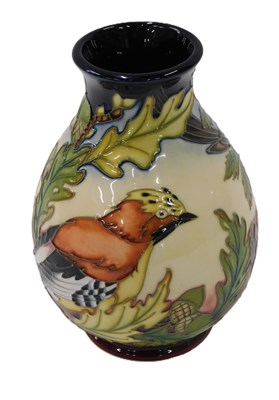 Lot 13 - A Moorcroft Inglewood vase, on a blue and...