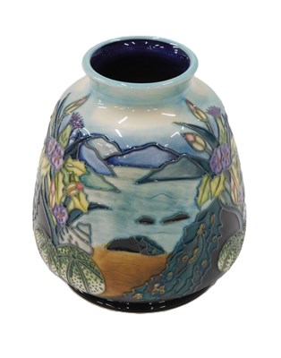Lot 15 - A Moorcroft Islay pattern vase, designed by...
