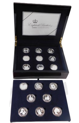 Lot 37 - A Royal Mint 80th Birthday of Elizabeth II...