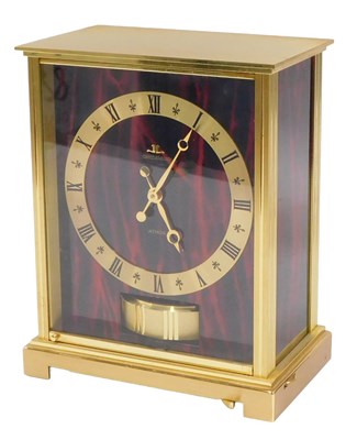 Lot 4 - A Jaeger LeCoultre Embassy Rouge Veinee Atmos...