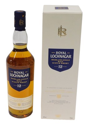 Lot 104 - A bottle of Royal Lochnagar Highland single...